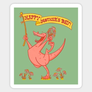 Dinosaur Mother's Day Magnet